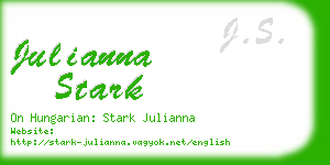 julianna stark business card